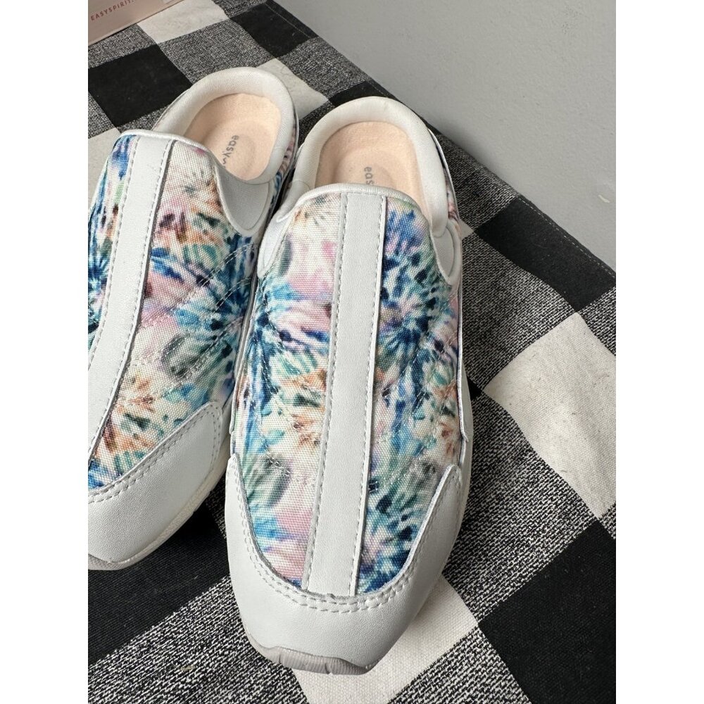Womens Easy Spirit Traveltime Slip On Mule Clog Sneaker Shoes Size 8.5 W White - Picture 8 of 16